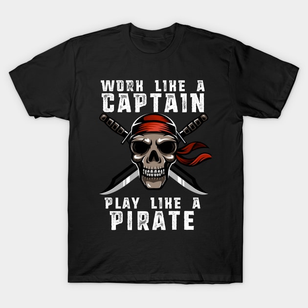 Pirate player T-Shirt by Wavey's